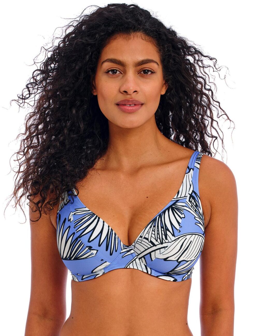 Freya Mali Beach High Apex Bikini Top - Cornflower - 32DD