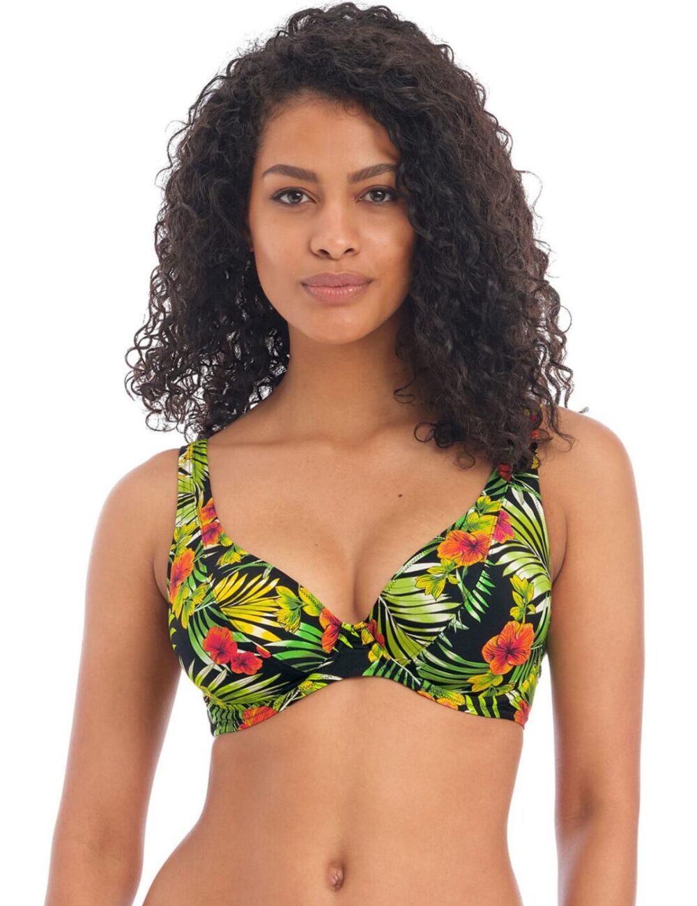 Freya Maui Daze Plunge Bikini Top - Multi - 30F