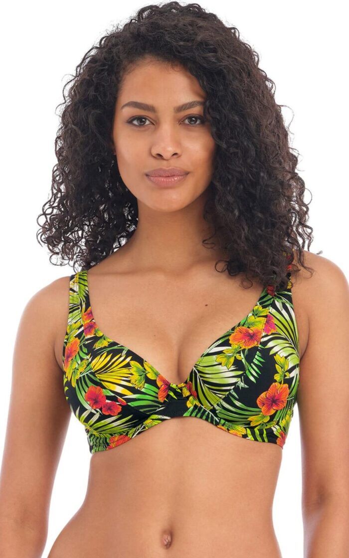 Freya Maui Daze Plunge Bikini Top - Multi - 30F