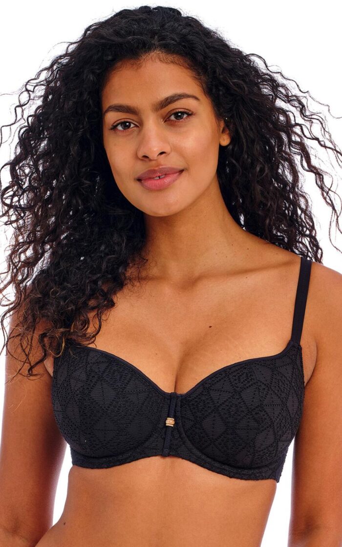 Freya Nomad Nights Sweetheart Bikini Top - Black - 30D