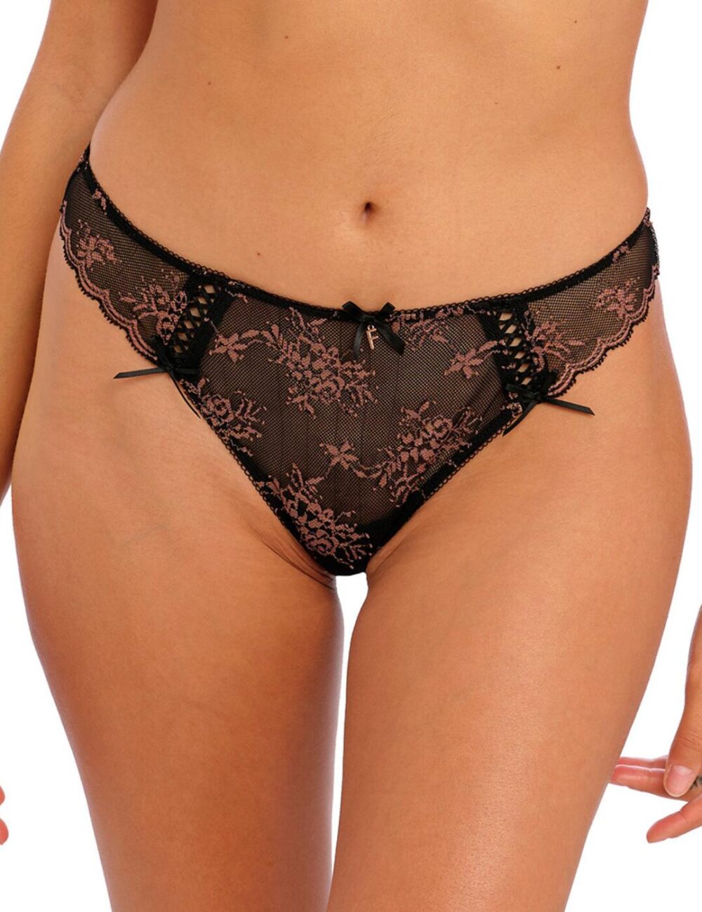 Freya Offbeat Decadence Brazilian Brief - Black - M - 12