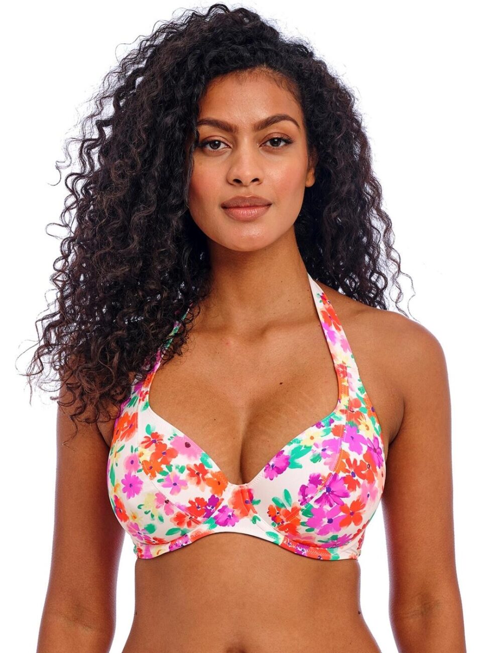 Freya Summer Soul Halter Bikini Top - White - 30E