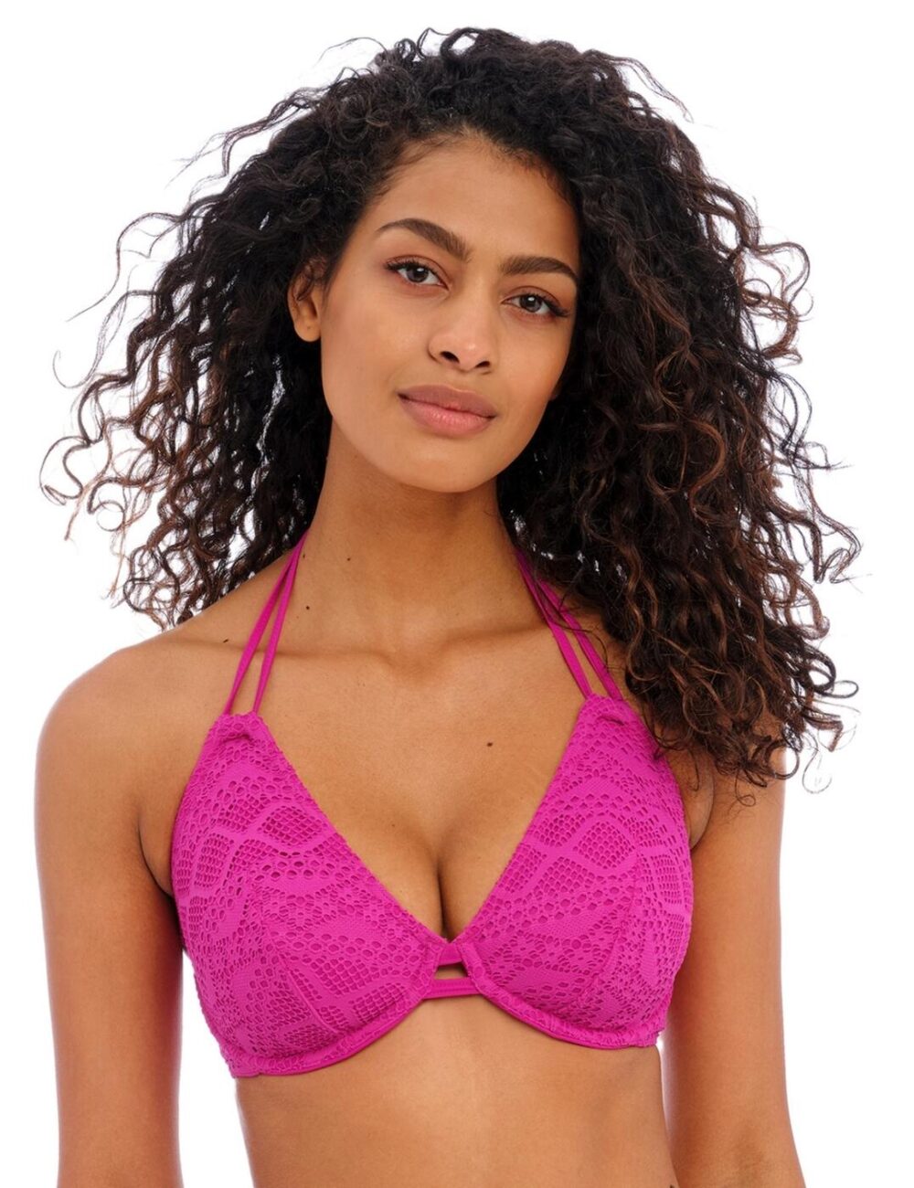 Freya Sundance Halter Bikini Top - Orchid - 34C