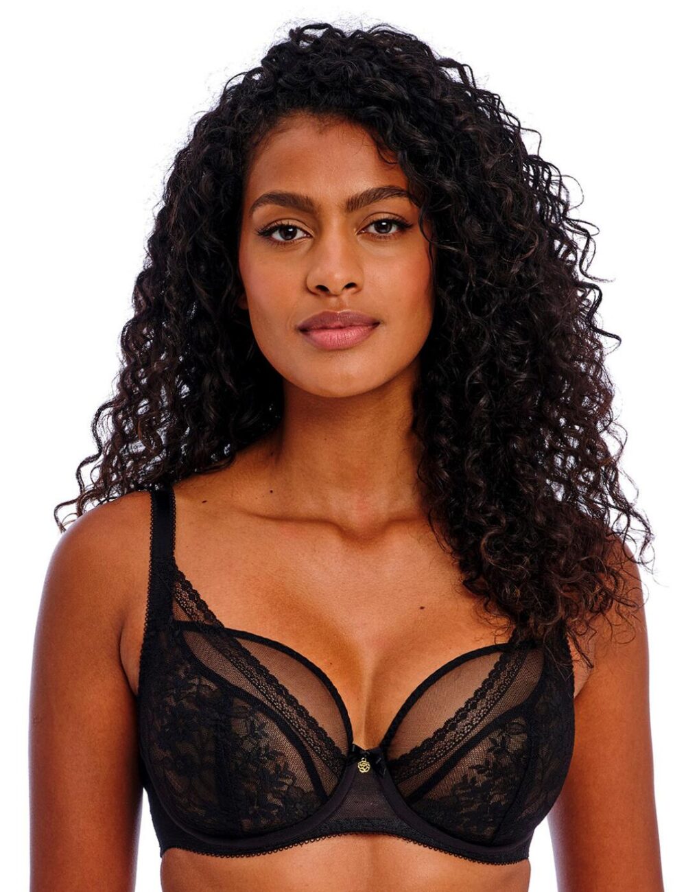 Freya Sydnie High Apex Plunge Bra - Black - 28FF