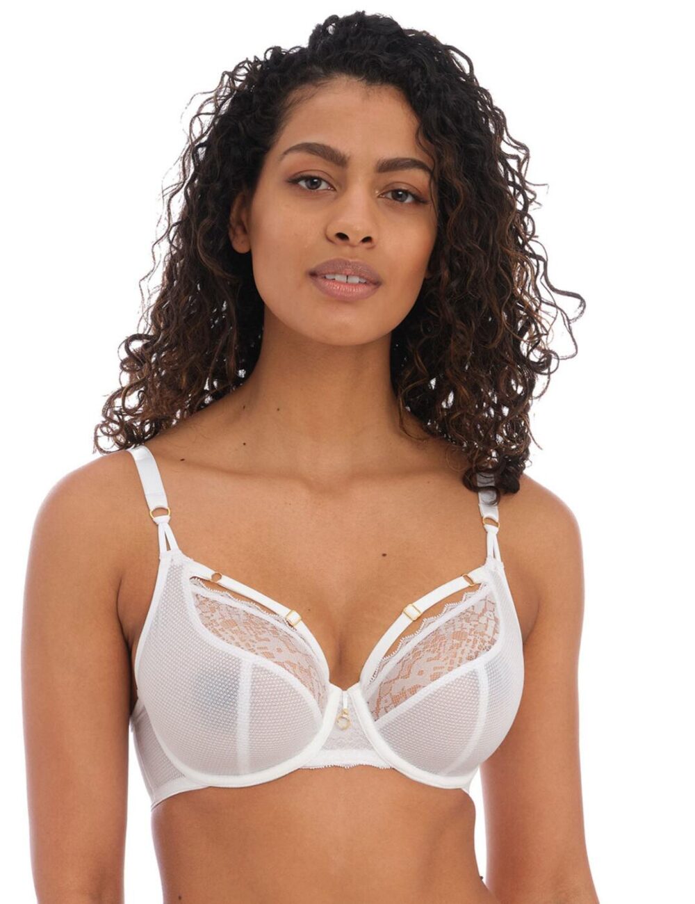 Freya Temptress Plunge Bra - White - 28E