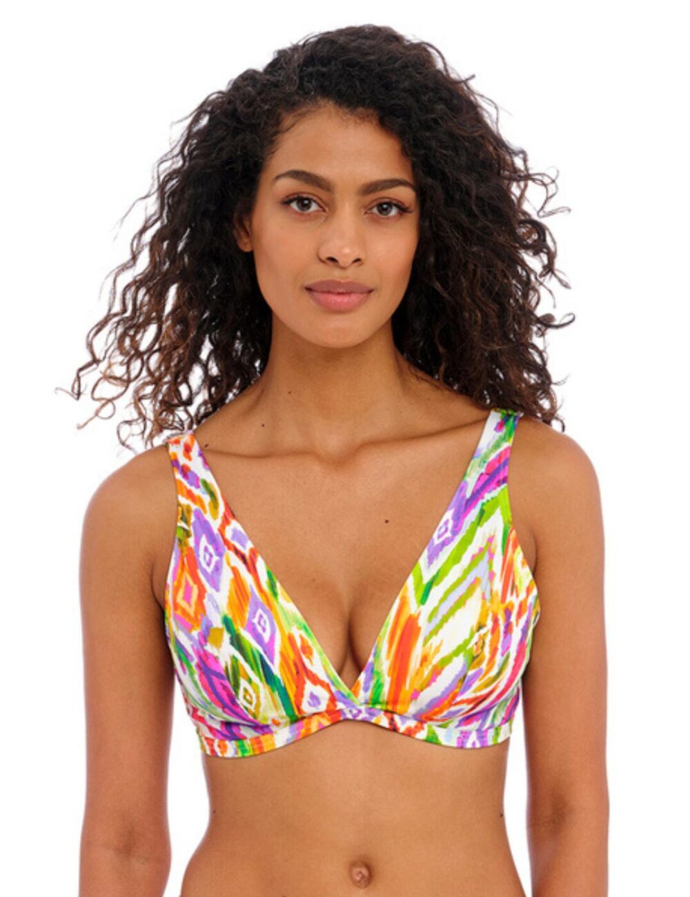 Freya Tusan Beach Non Wired Triangle Bikini Top - Multi - XS - 8