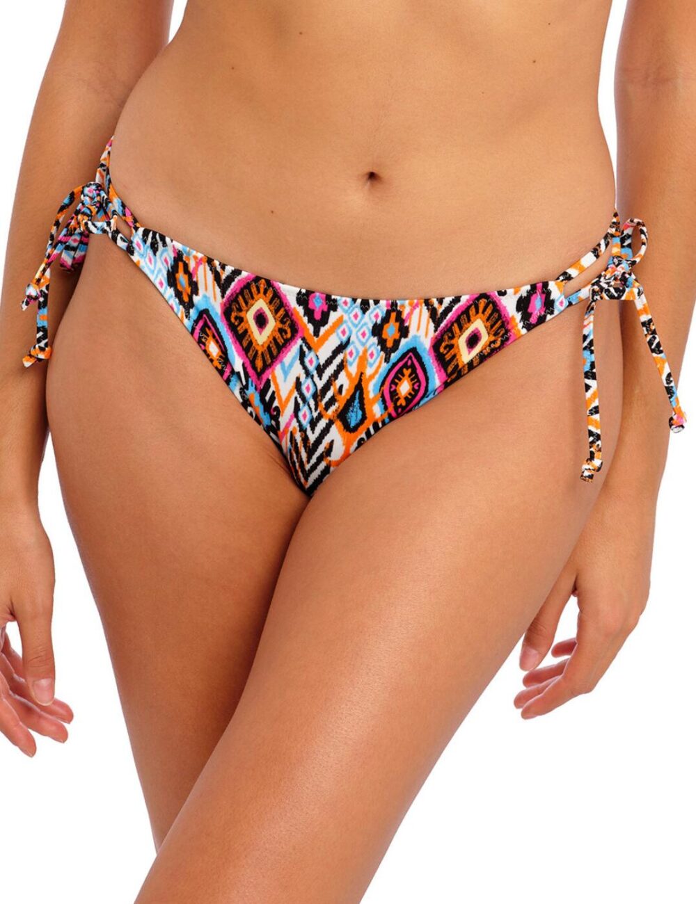 Freya Viva La Fiesta Tie Side Bikini Brief - Multi - L - 14