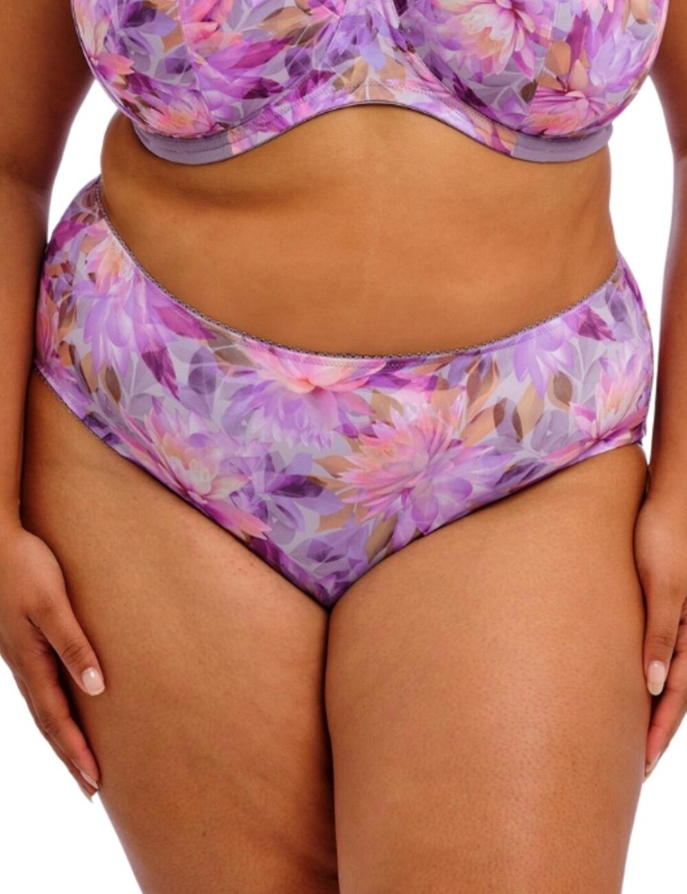 Goddess Kayla High Waist Brief - Lotus - M - 12