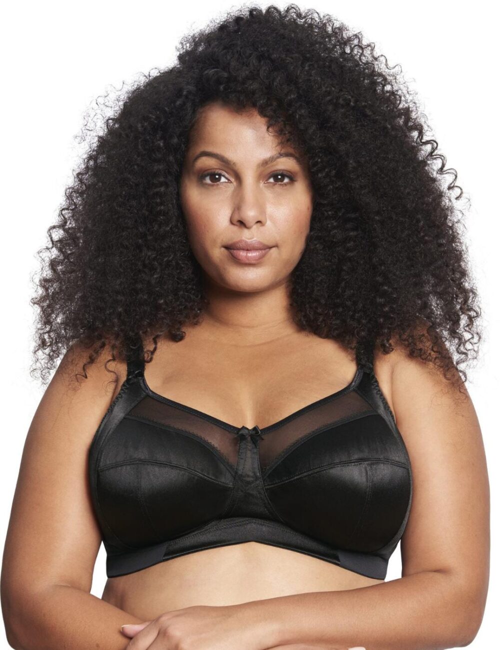 Goddess Keira Non Wired Bra - Black - 38DD