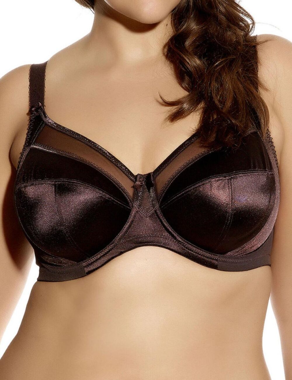 Goddess Keira Underwired Full Cup Bra - Chocolate - 38G