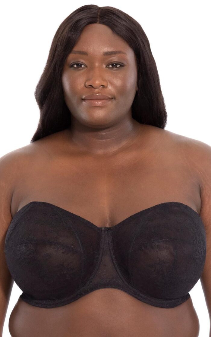 Goddess Verity Strapless Bra - Black - 32HH