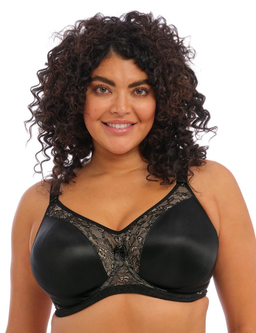 Goddess Yvette Moulded Bra - Black - 36DD