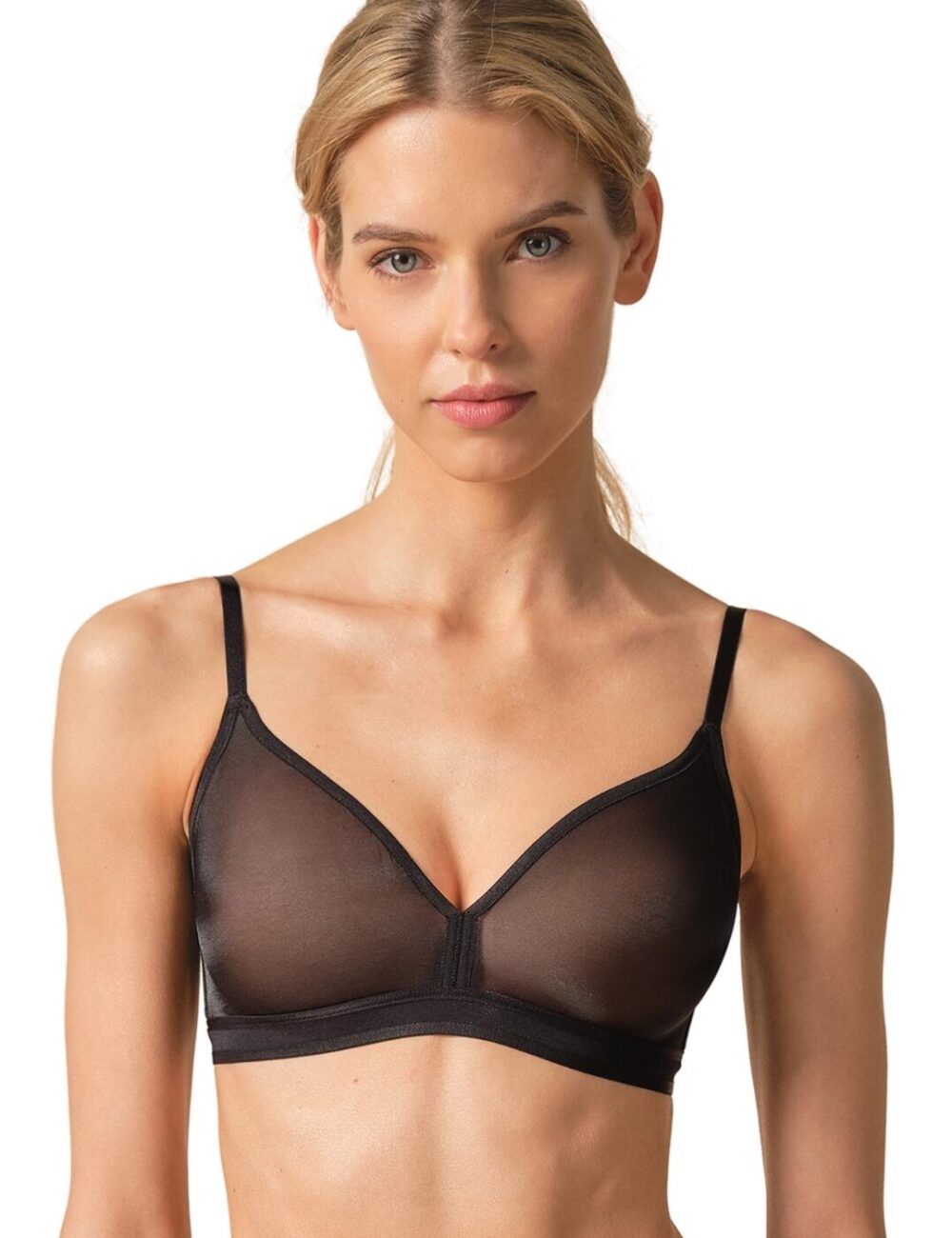 Gossard Glossies Non Wired Bralette - Black - 30DD