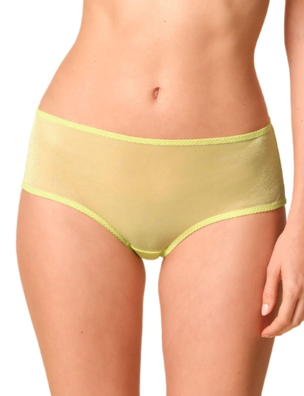 Gossard Glossies Shorty Brief - Sunny Lime - L - 14