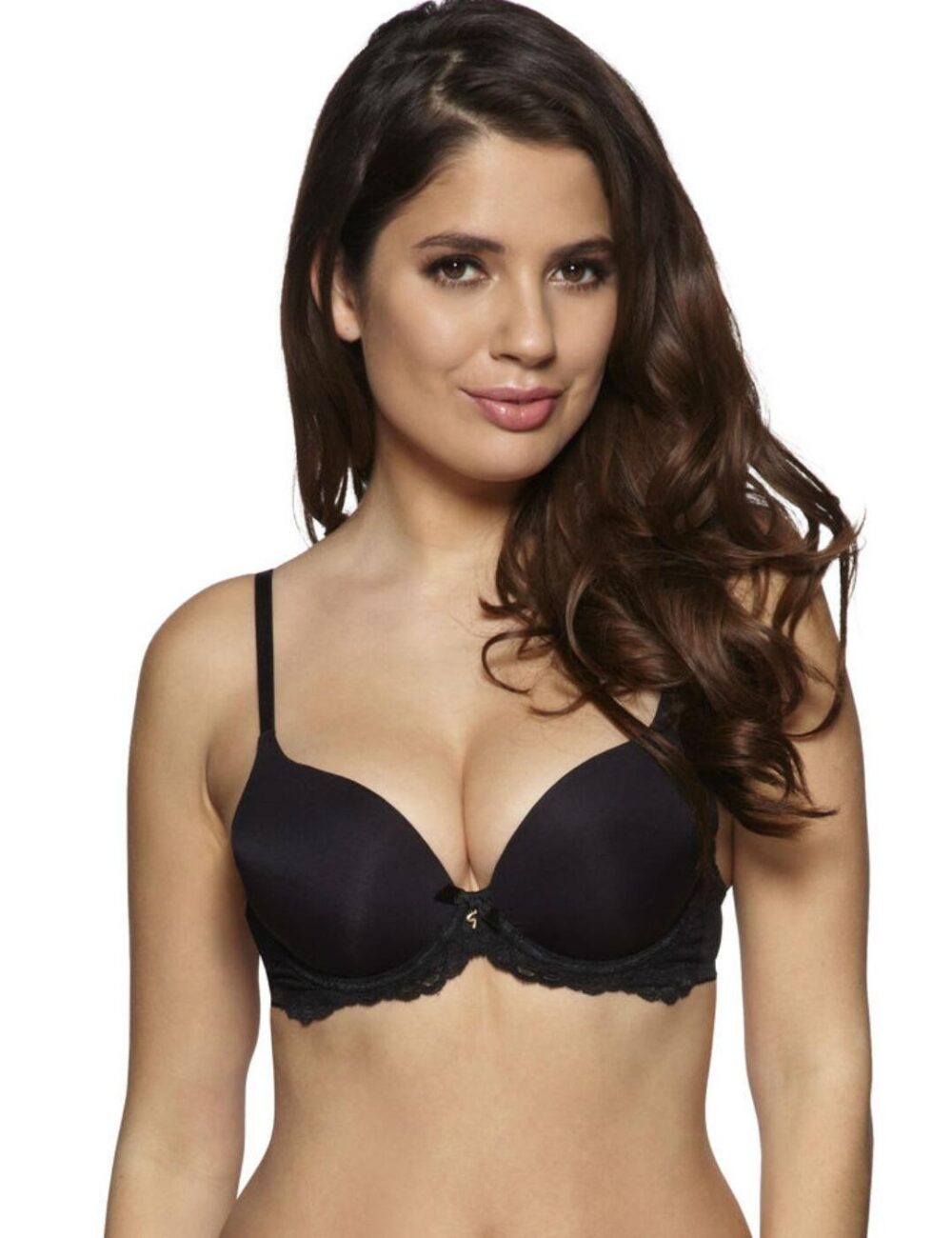 Gossard Superboost Lace Padded T Shirt Bra - Black - 36B
