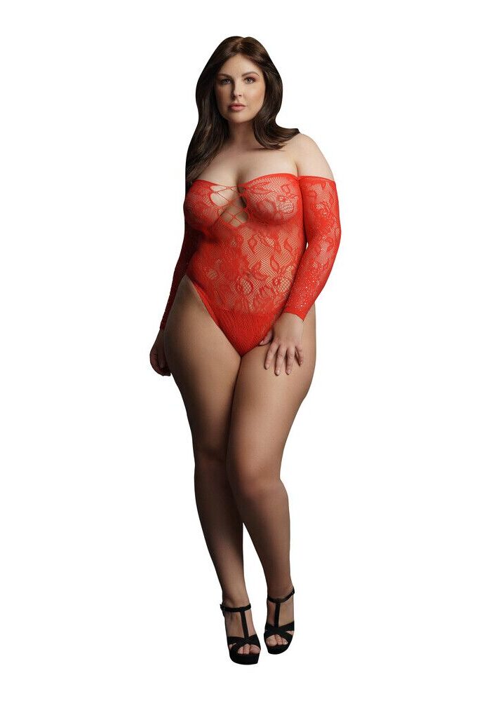 Le Desir Wonder Rhinestone Bodysuit UK 14 to 20