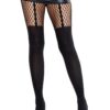 Leg Avenue Garter Illusion Fishnet Tights