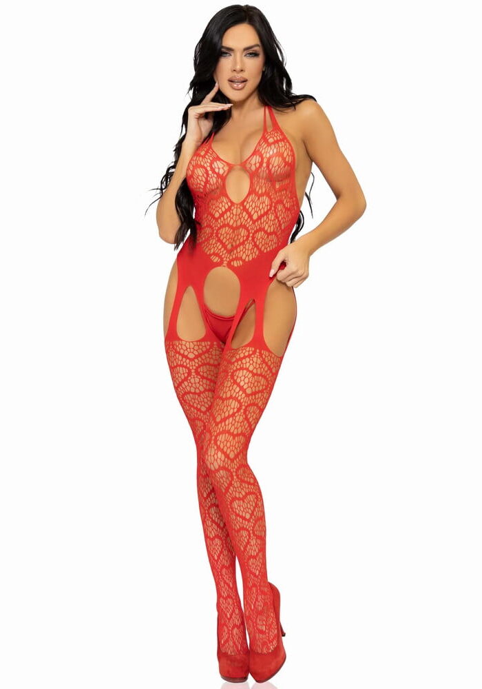 Leg Avenue Net Suspender Body UK 6 to 12