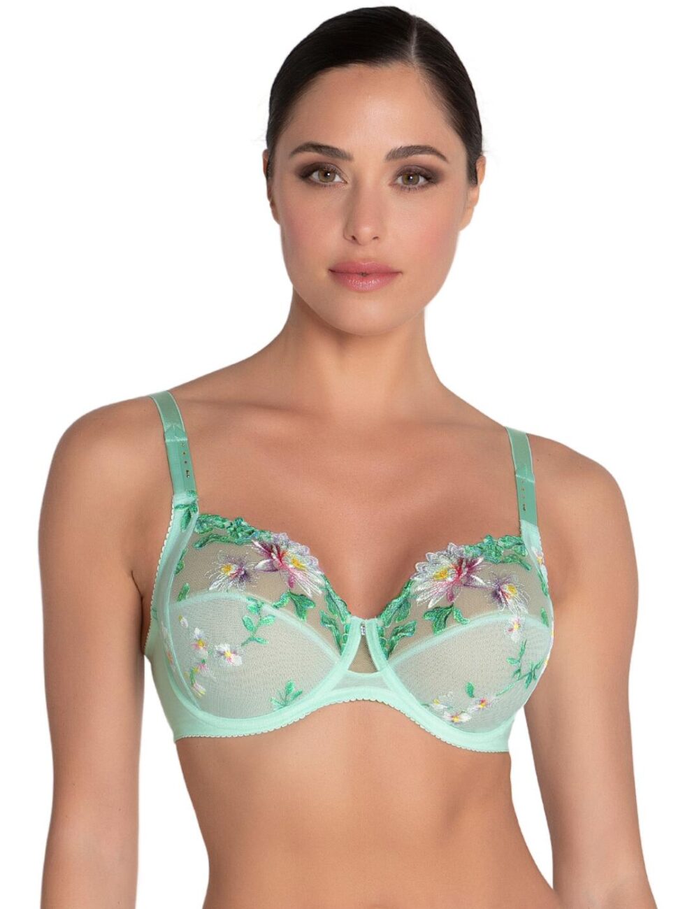 Lise Charmel Amour Nymphea 3 Part Full Cup Bra - Jade Aqua - 34D