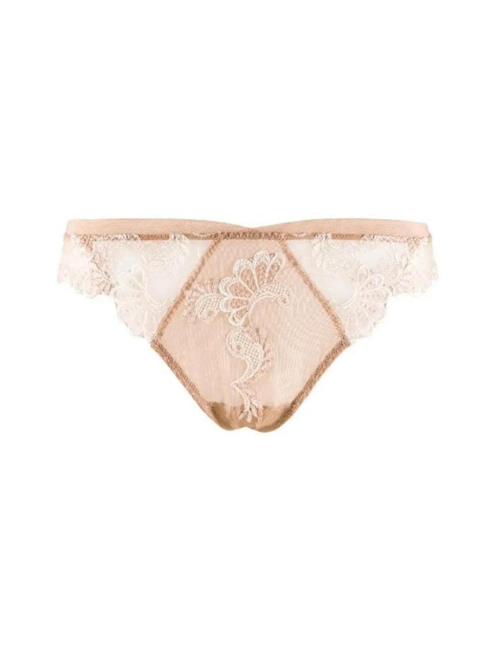Lise Charmel Dressing Floral Thong - Ambre Nacre - M - 12