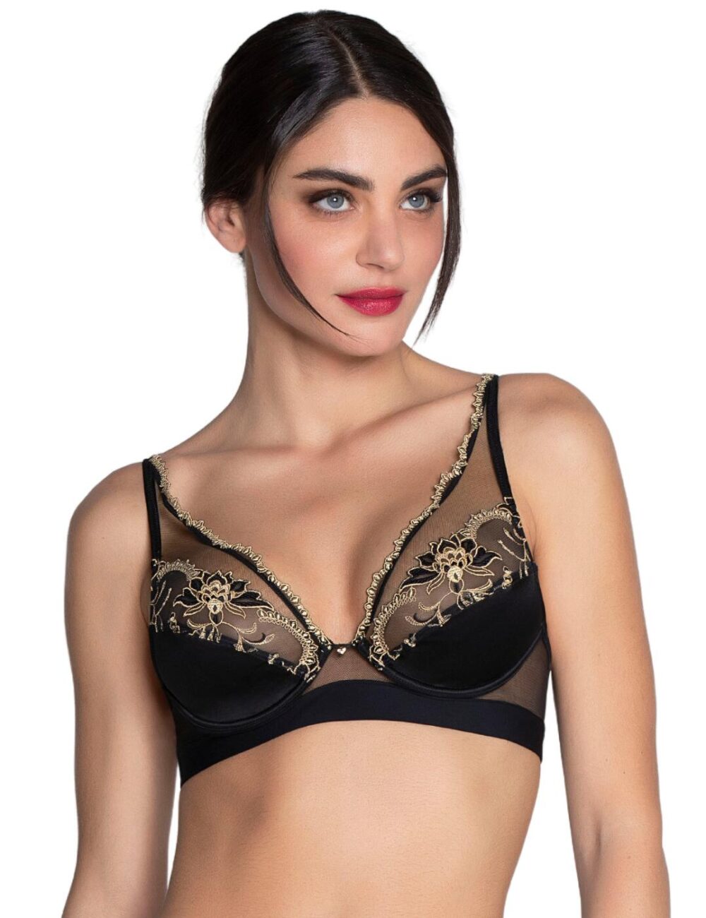 Lise Charmel Eblouissante Icone Glam Push Up Bra - Or Nuit - 32B