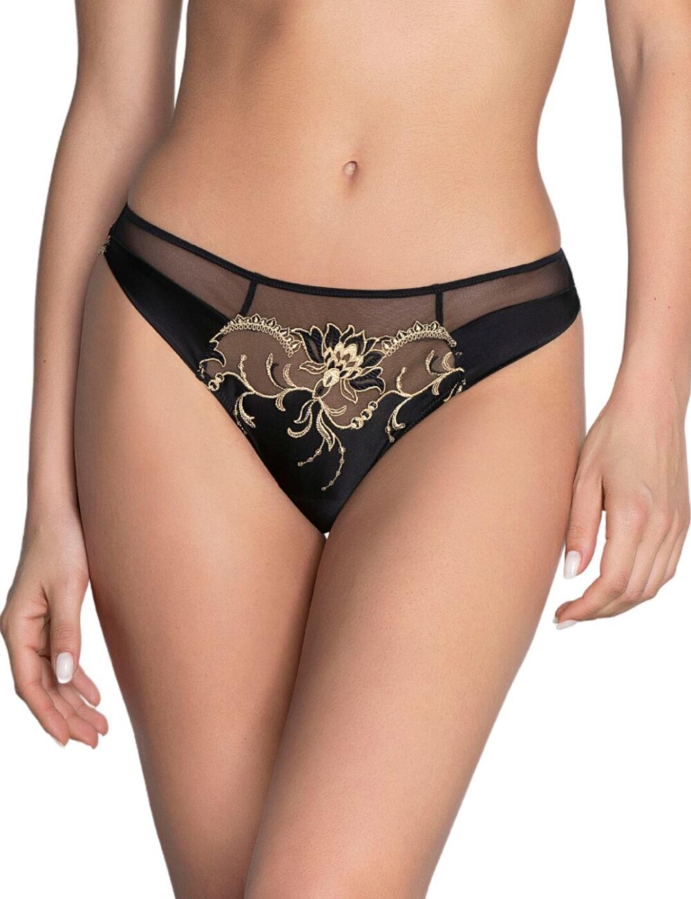 Lise Charmel Eblouissante Icone Italian Brief - Or Nuit - S - 10