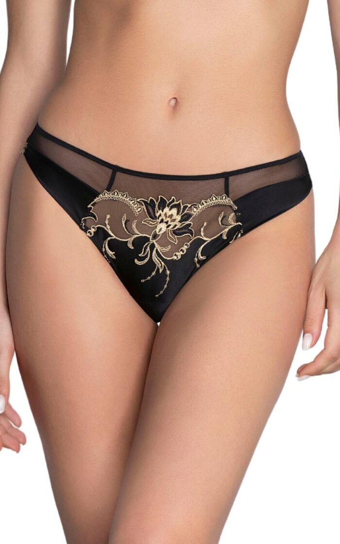 Lise Charmel Eblouissante Icone Italian Brief - Or Nuit - S - 10