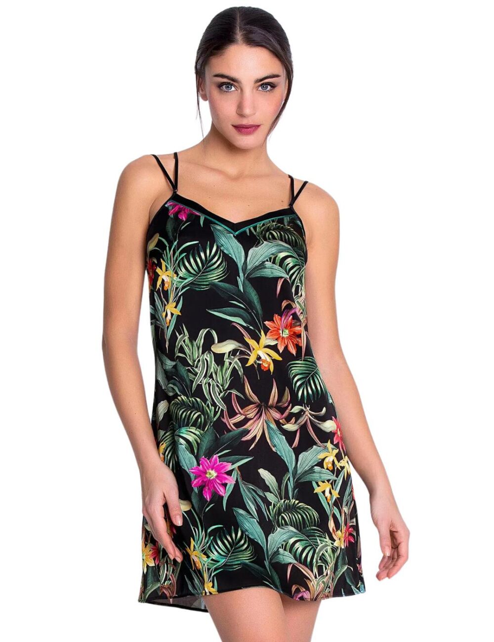 Lise Charmel Fleurs Etoiles Nightdress - Eclat Etoile - S - 10