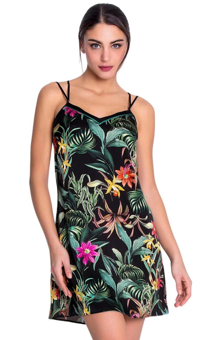 Lise Charmel Fleurs Etoiles Nightdress - Eclat Etoile - S - 10