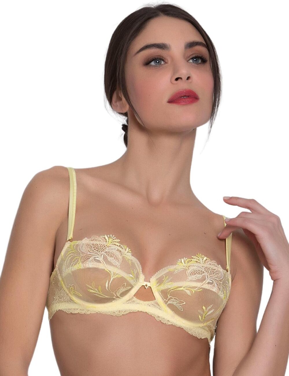 Lise Charmel Frisson D'Or Half Cup Bra - Rose Gold - 32C