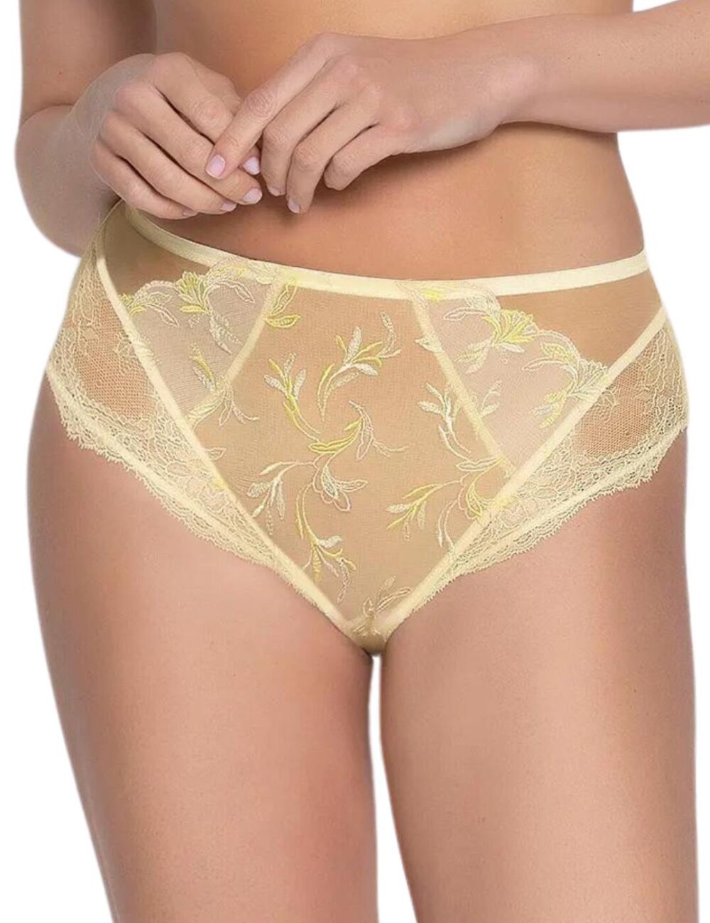 Lise Charmel Frisson D'Or High Waist Brief - Rose Gold - S - 10