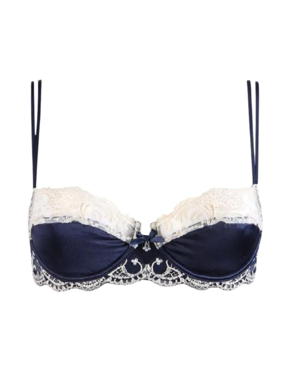 Lise Charmel Splendeur Soie Half Cup Bra - Splendeur Marine - 32B