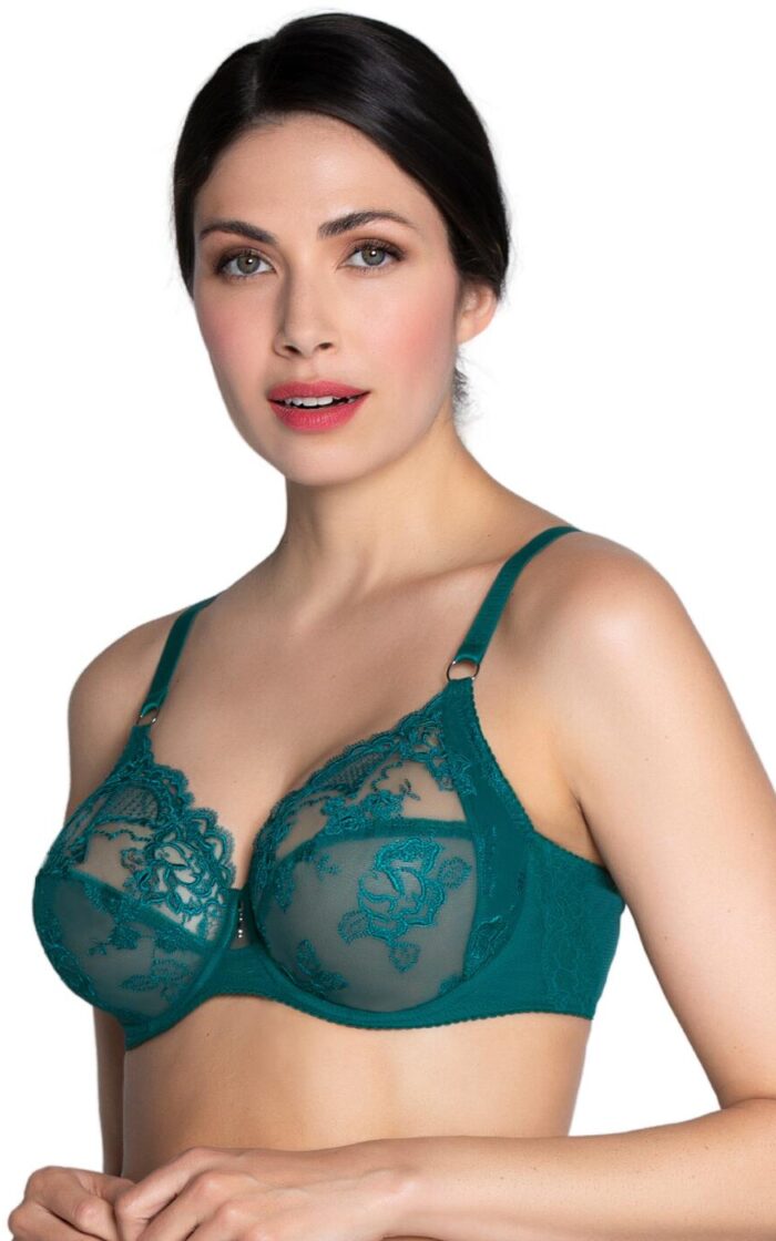 Lise Charmel Sublime En Dentelle 3 Part Full Cup Bra - Vert Princesse - 32E