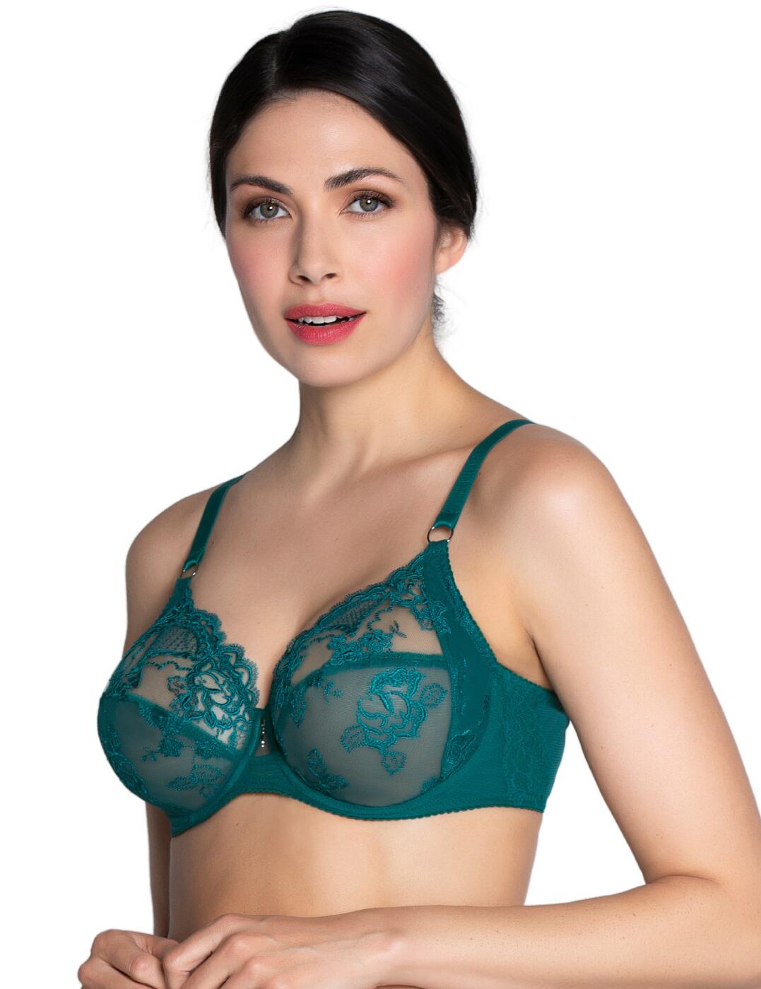 Lise Charmel Sublime En Dentelle 3 Part Full Cup Bra - Vert Princesse - 32E