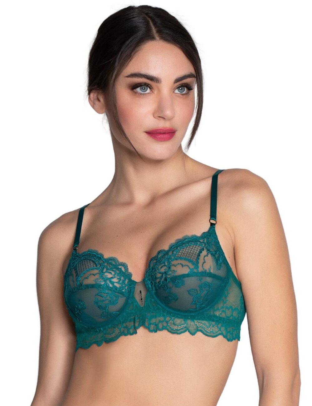 Lise Charmel Sublime En Dentelle Full Cup Bra - Vert Princesse - 32C
