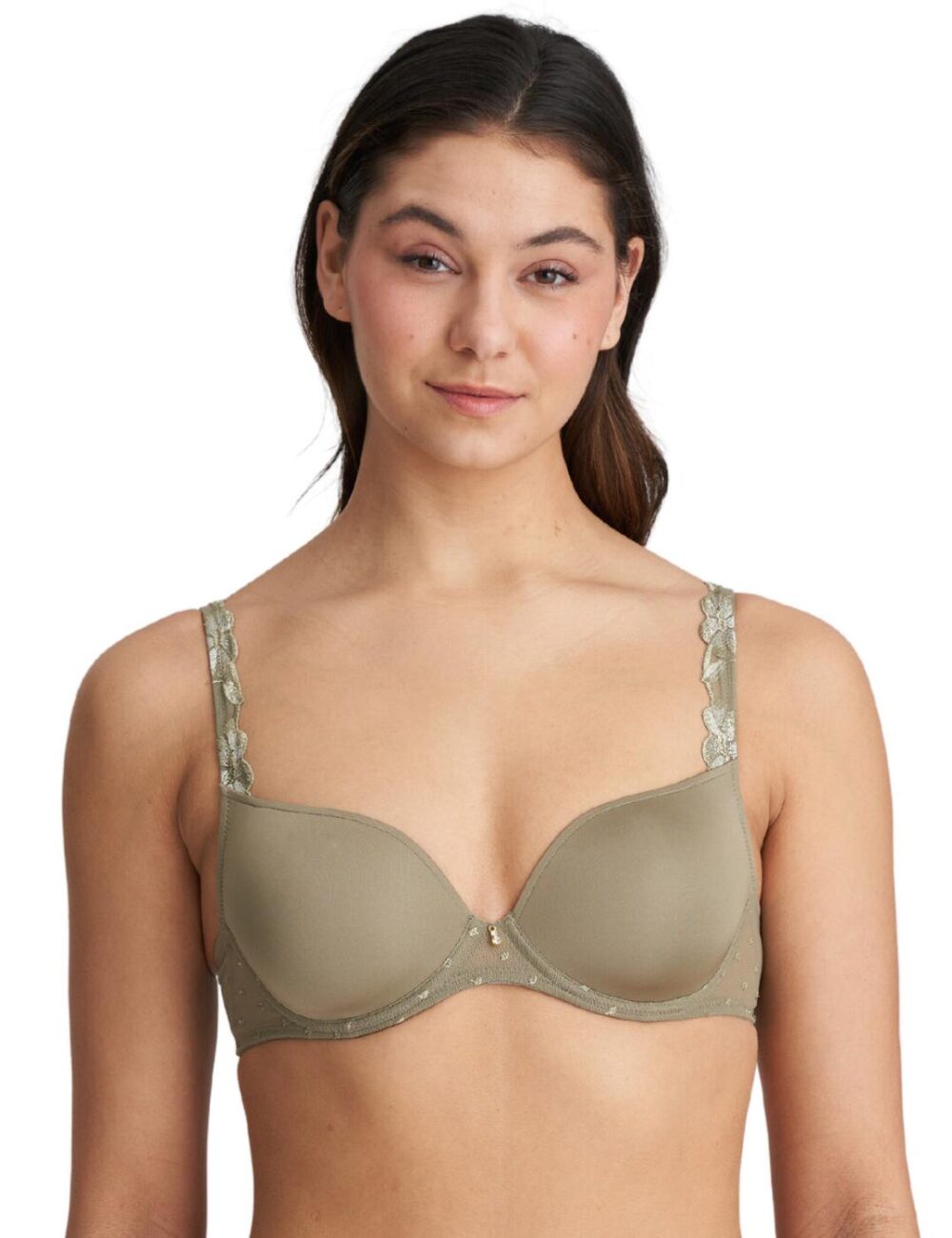 Marie Jo Agnes Padded Heartshape Bra - Golden Olive - 38C