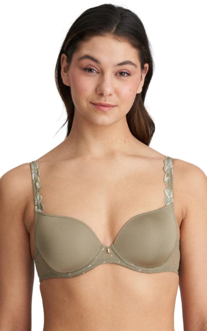 Marie Jo Agnes Padded Heartshape Bra - Golden Olive - 38C