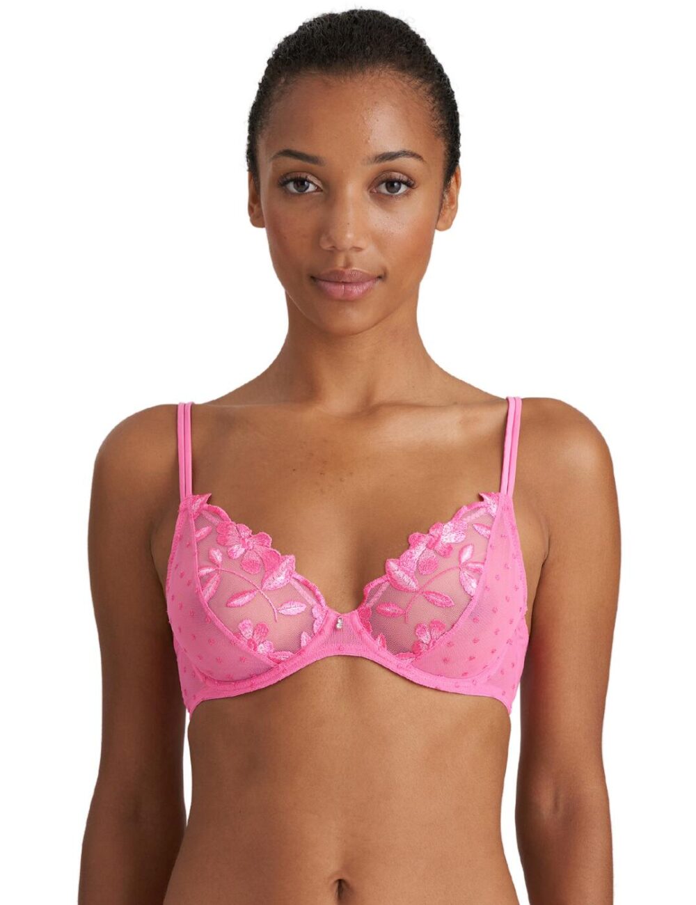 Marie Jo Agnes Plunge Bra - Paradise Pink - 34D
