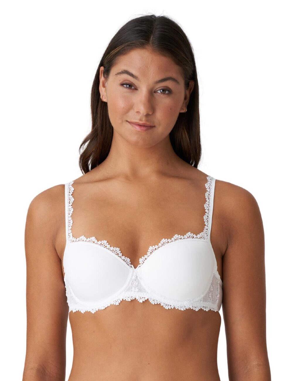 Marie Jo Christy Padded Balcony Bra - White - 30E
