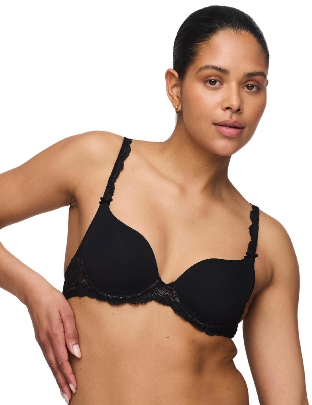Marie Jo Cyrile Padded Heartshaped Bra - Black - 40C