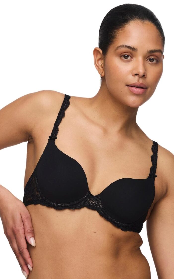 Marie Jo Cyrile Padded Heartshaped Bra - Black - 40C