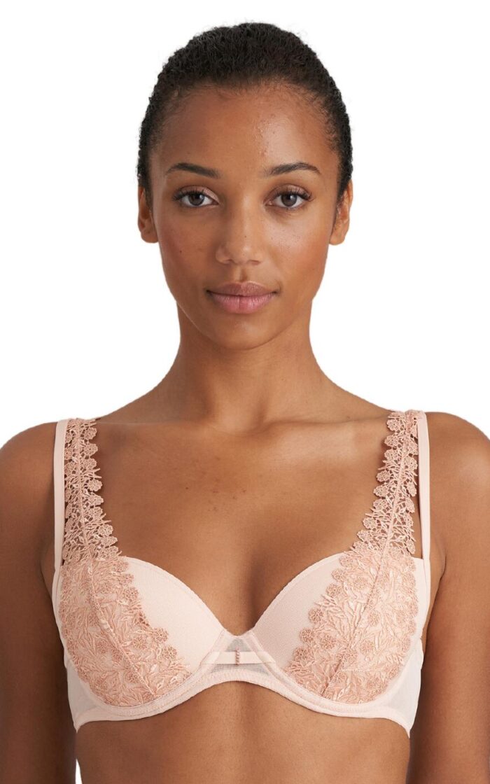 Marie Jo Danae Padded Plunge Bra - Pinot Rose - 34D