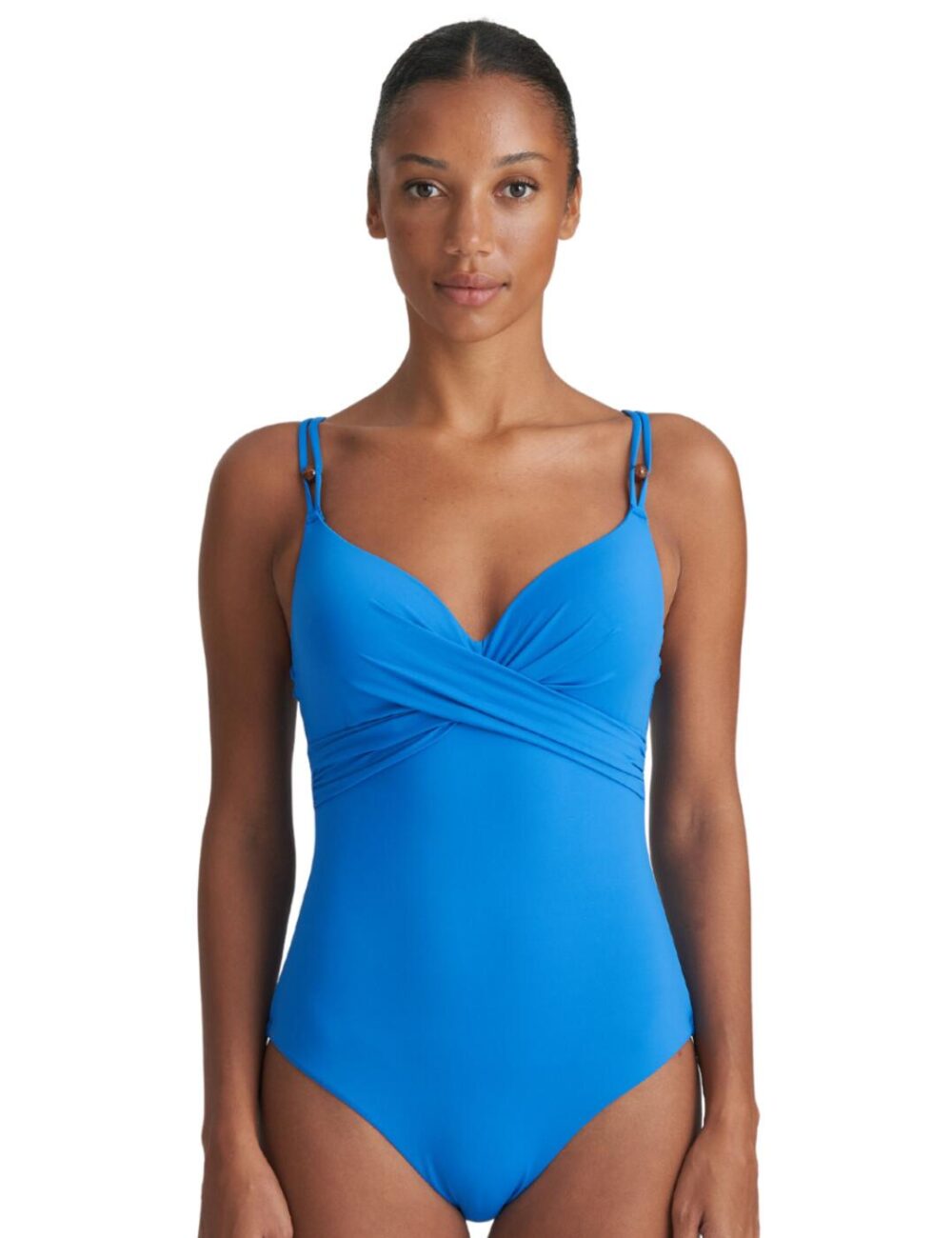 Marie Jo Flidais Plunge Swimsuit - Blue Mistral - 34C