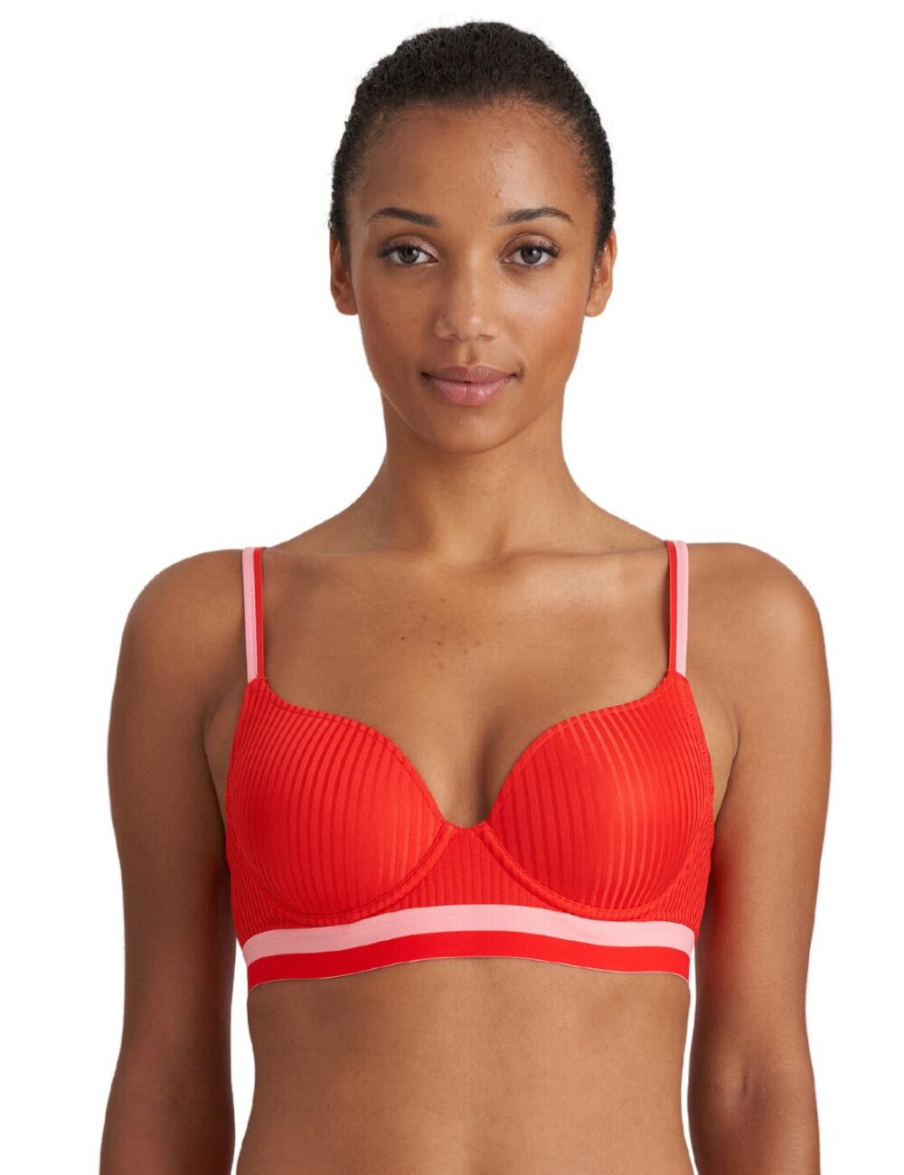Marie Jo Jude Padded Heartshape Bra - Rouge - 34B