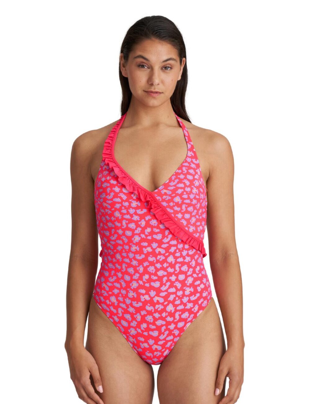 Marie Jo La Gomera Padded Triangle Swimsuit - Deep Sea Coral - M - 12