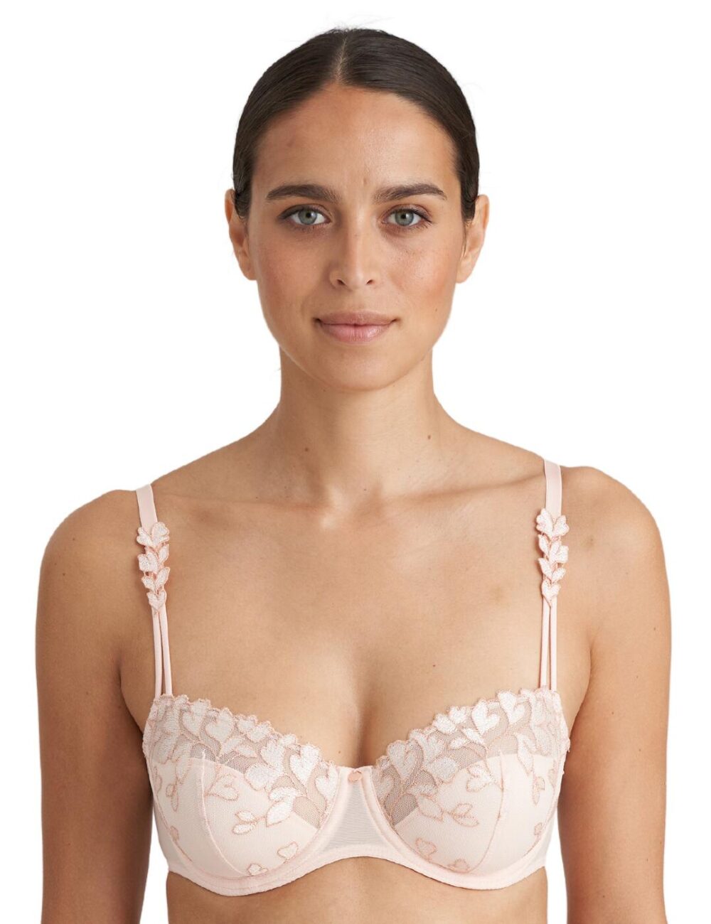 Marie Jo Leda Half Padded Balcony Bra - Glossy Pink