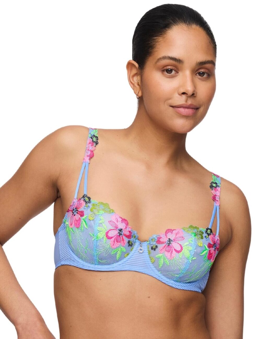Marie Jo Odilly Balcony Bra - Santorini Blue - 34D