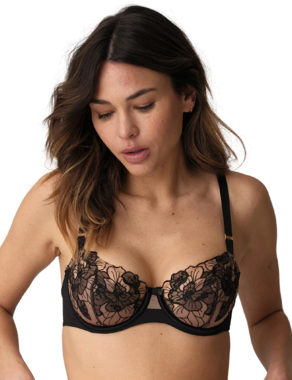 Marie Jo Sancha Half Padded Balcony Bra - Black - 32E