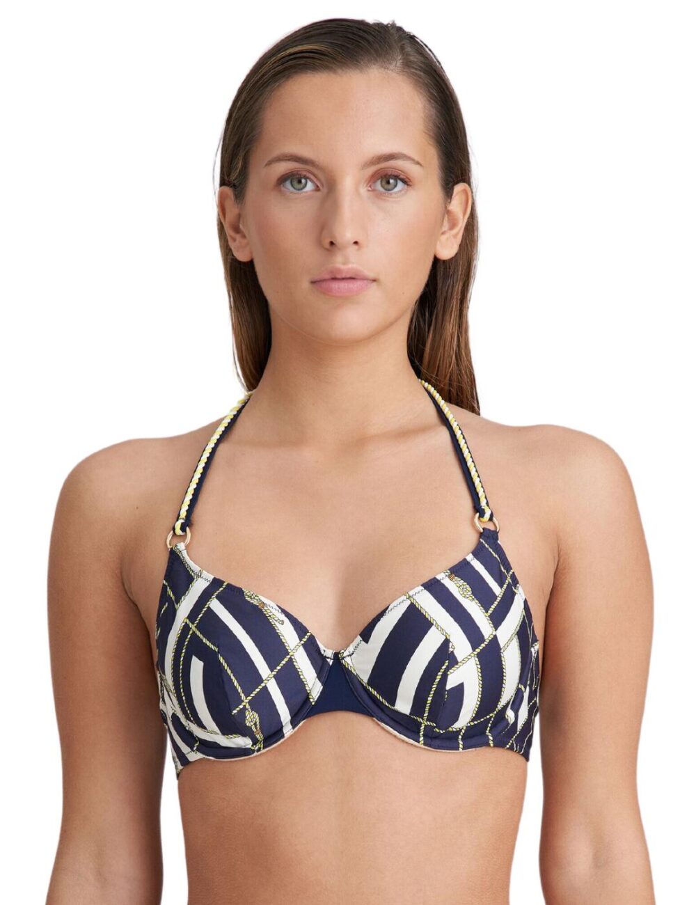 Marie Jo Saranji Full Cup Bikini Top - Majestic Blue - 32D