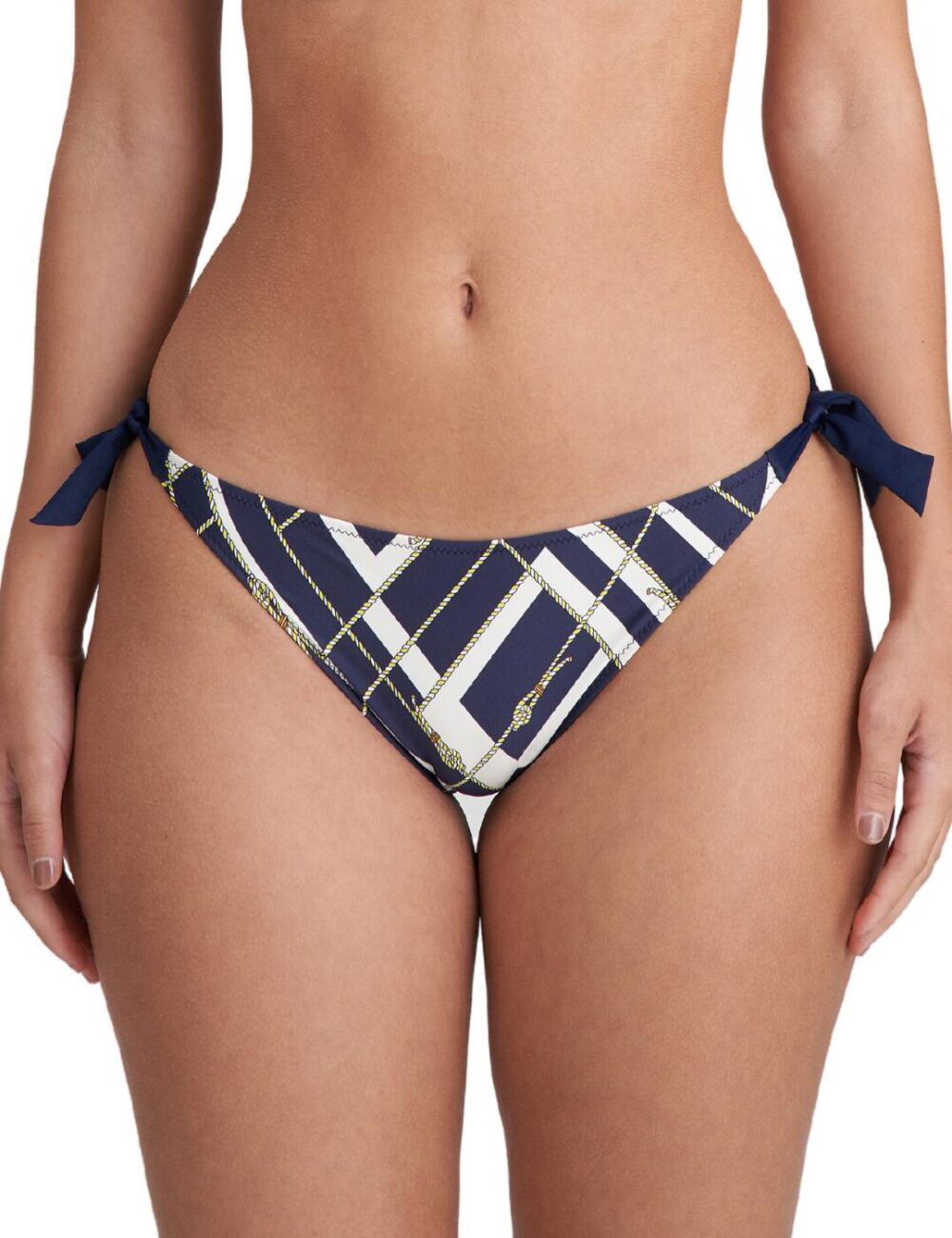 Marie Jo Saranji Tie Side Bikini Brief - Majestic Blue - S - 10